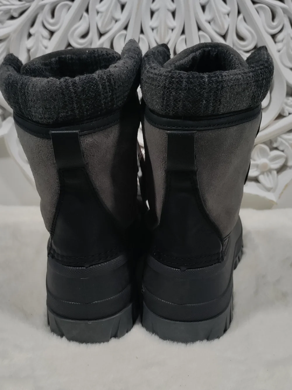 Storm by Cougar Claudia Waterproof Winter Boots Black Gray Size 8